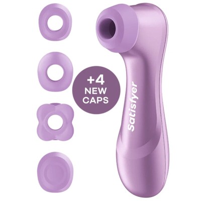 SATISFYER - PRO 2ª GERAÇÃO 4 ESTIMULADOR CLITORIAL AMETISTA - D-246920 - Dona Pimenta